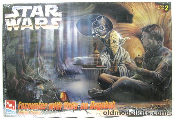 AMT Star Wars - Encounter with Yoda on Dagobah Action Scene / Diorama, 8263 plastic model kit